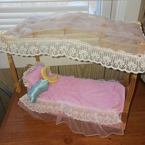 Vintage 1996 Barbie Doll Bed